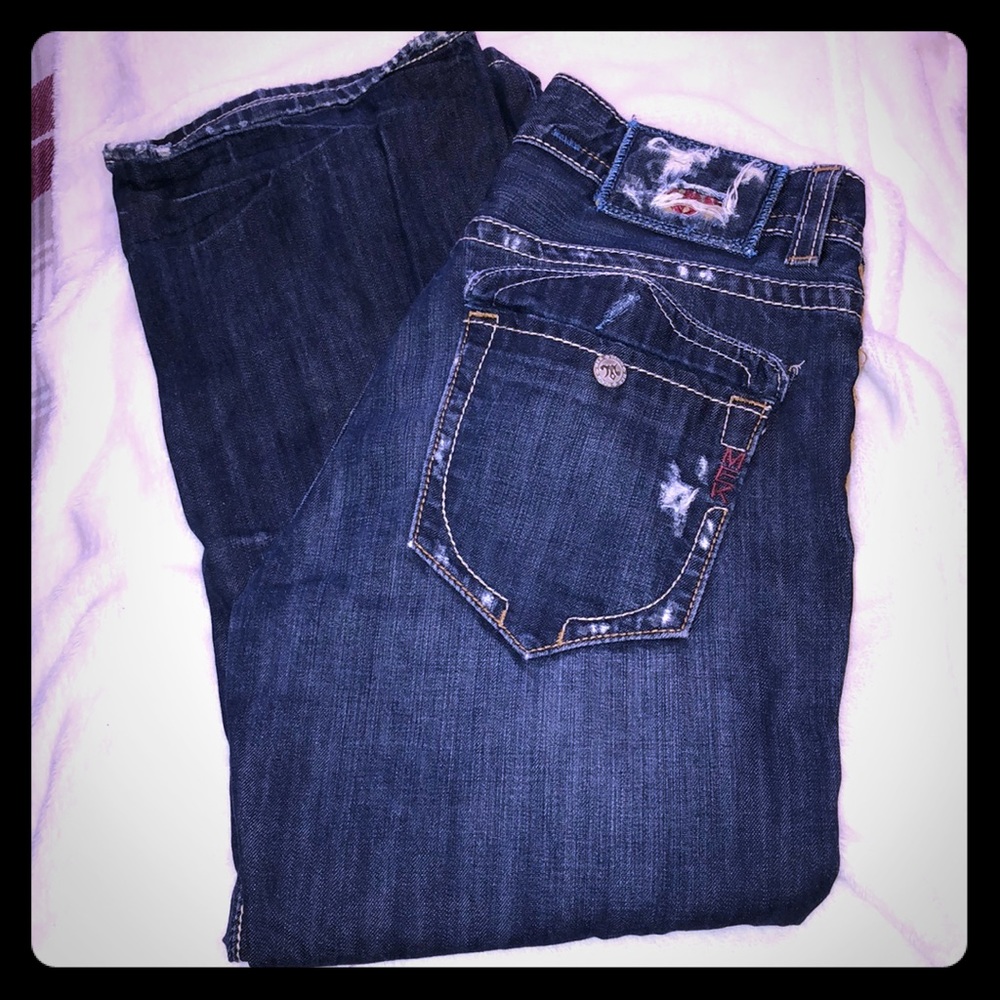MEK distressed jeans